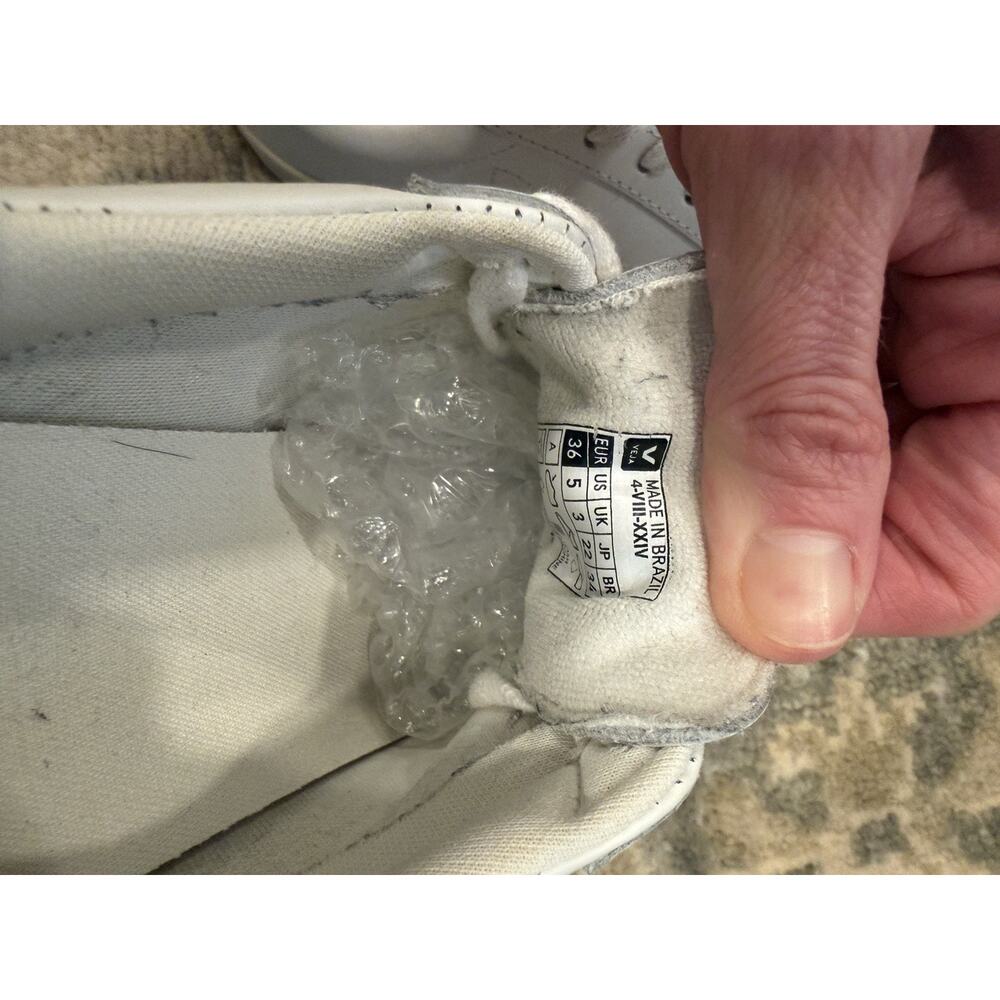 VEJA Low Esplar Leather Lace-Up Sneakers | White Great Condition Size 5 EUR 36 - Picture 6 of 16